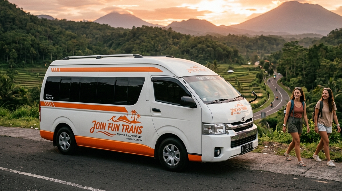 rental hiace pariwisata