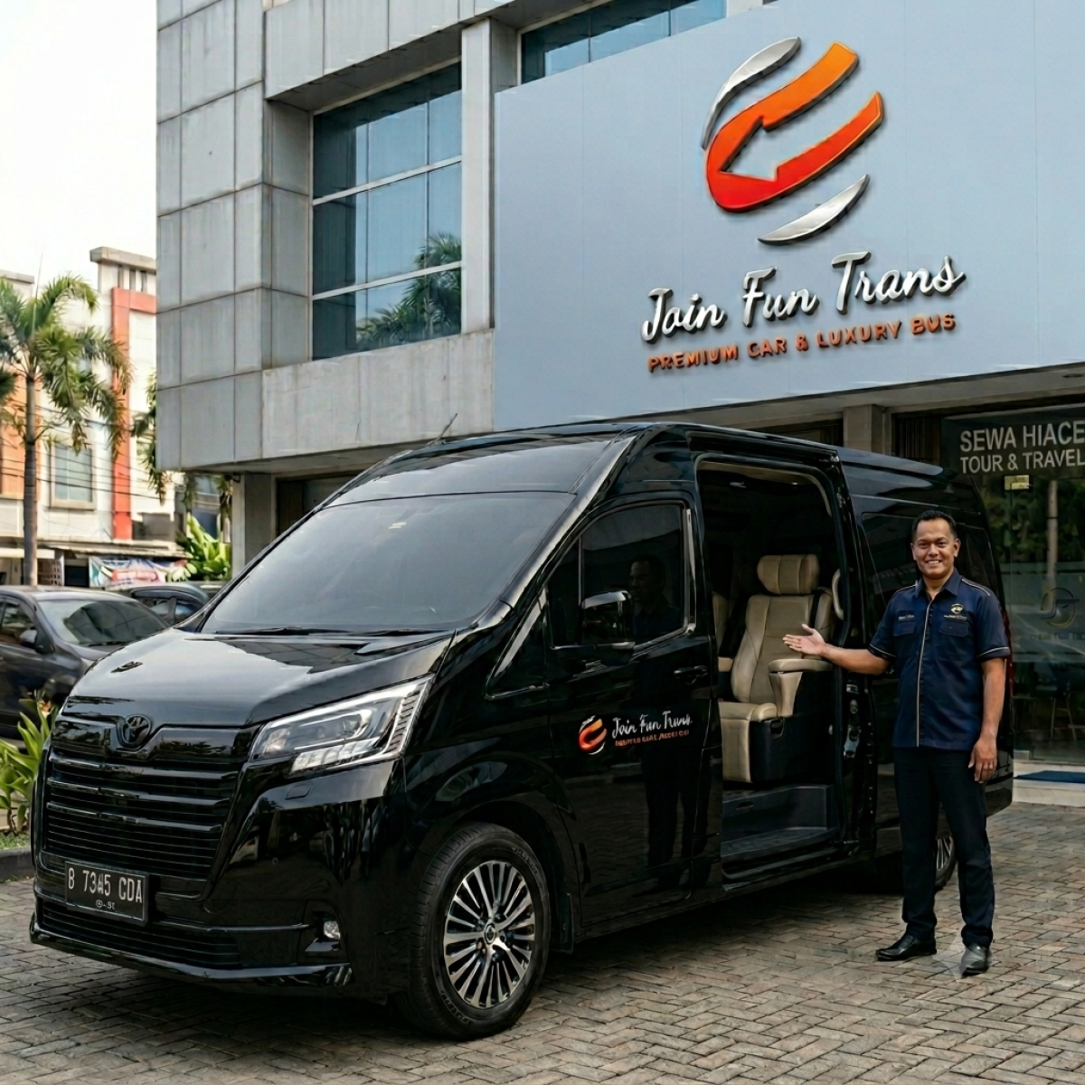 Sewa hiace premio pariwisata